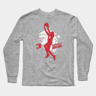 Bradley Beal Washington Silhouette Long Sleeve T-Shirt